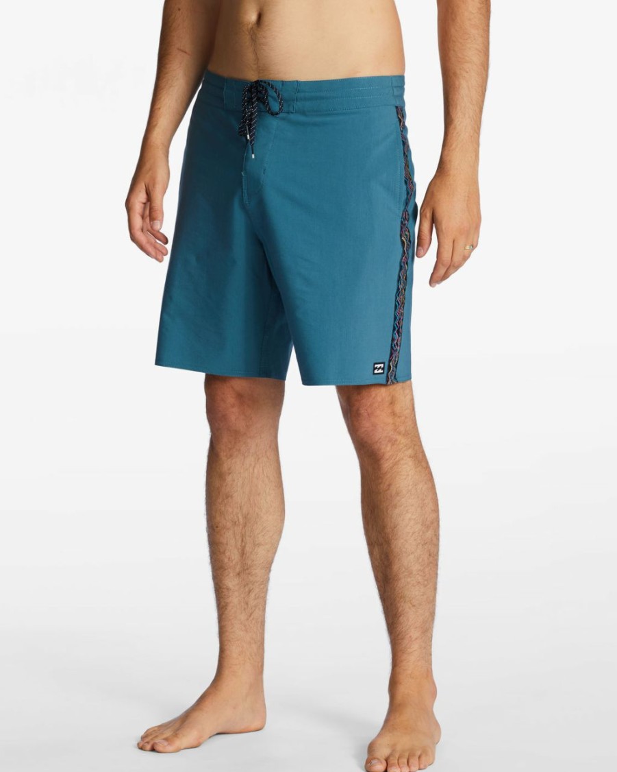 Mens Swim * | Billabong Online Store D Bah Lo Tide 18 Boardshorts Blue Haze