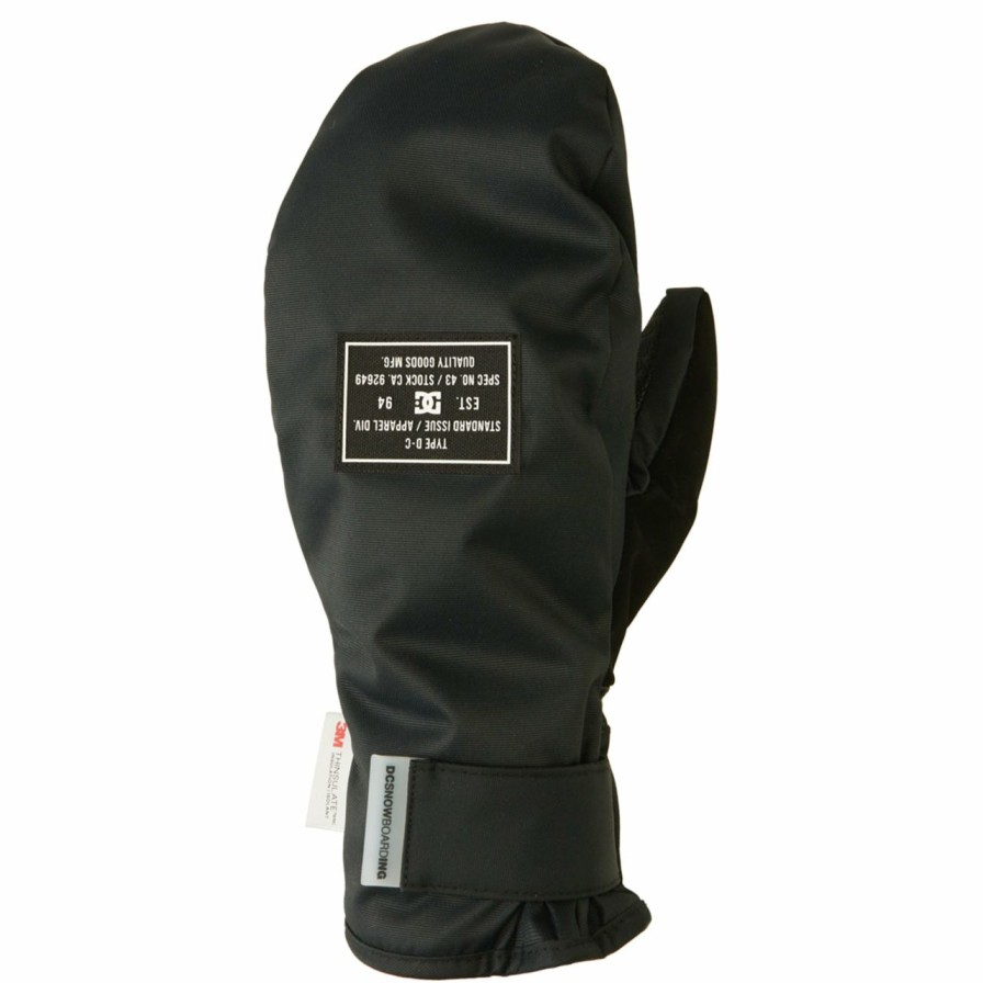 Sport * | Dc Shoe Co. Original Women'S Franchise Snowboard Mittens '23 Black