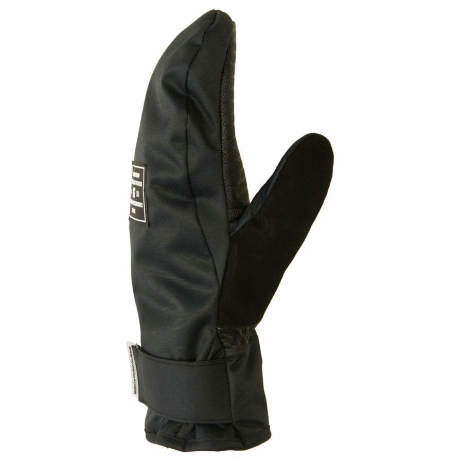 Sport * | Dc Shoe Co. Original Women'S Franchise Snowboard Mittens '23 Black