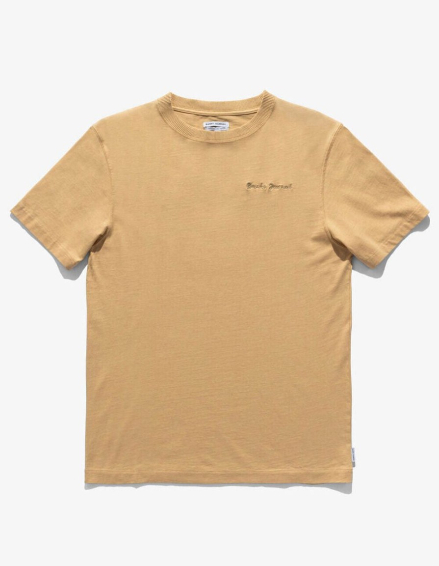 Mens Clothing * | Banks Journal Special Natural Selection Trader S/S T-Shirt Taupe