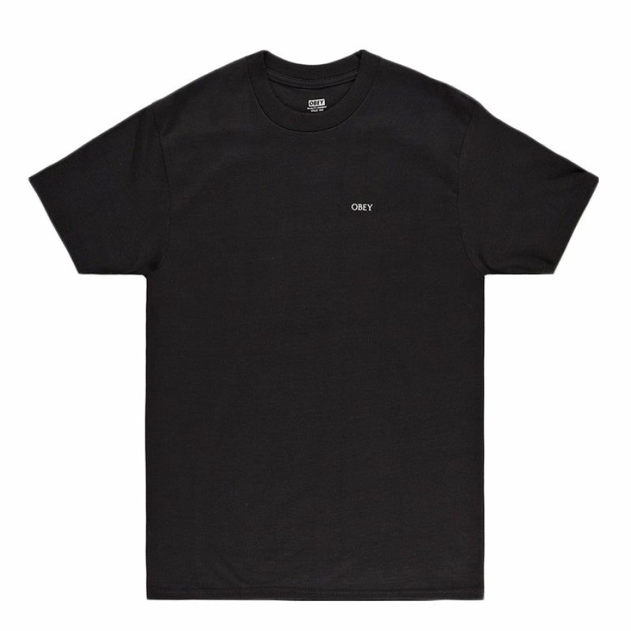 Mens Clothing * | Obey Premium Raise The Level S/S Tee Black