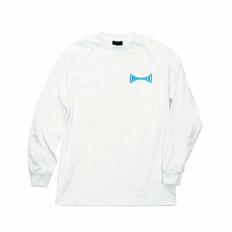 Mens Clothing * | Independent Truck Co. Lower Prices Mens Tile Span L/S T-Shirt White