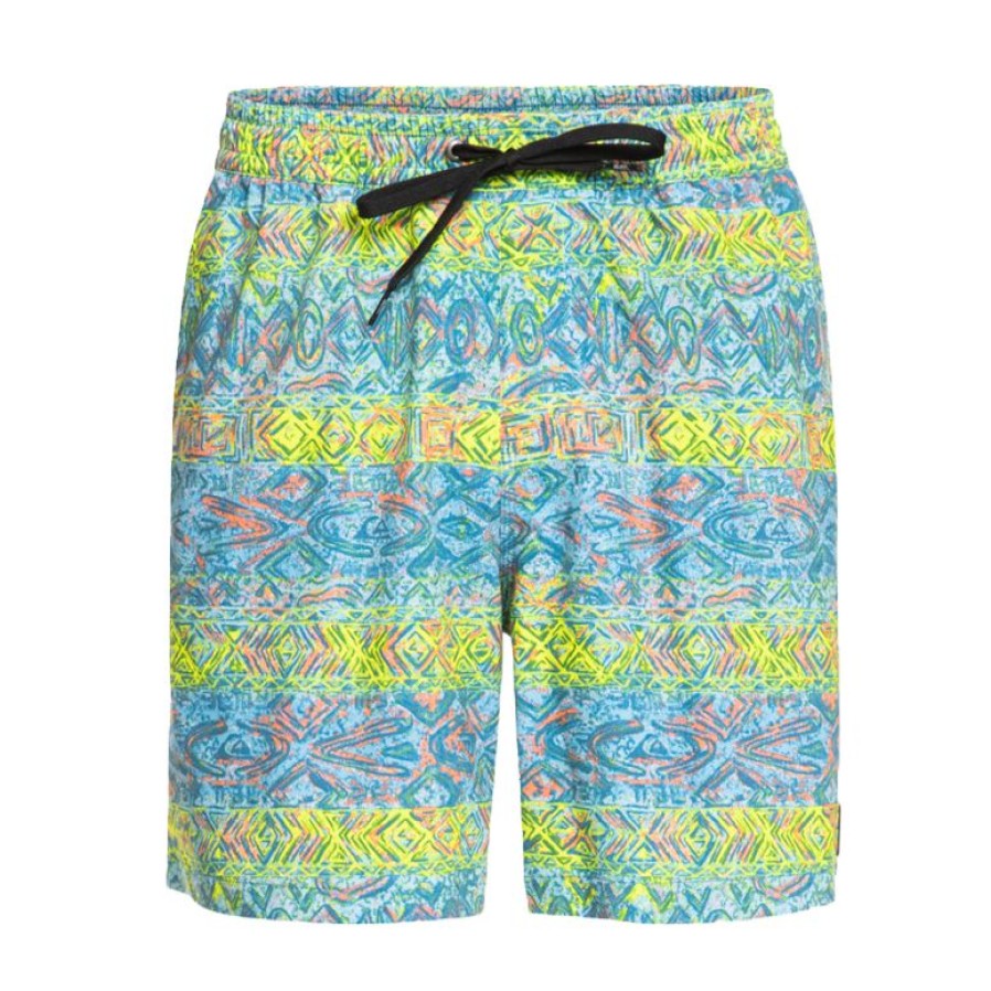 Mens Swim * | Quiksilver Flash Sale Mix Pcs 17 Volleys Angel Blue