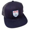 Mens Accessories * | Jack'S Surfboards Clearance Sale Shield Trucker Hat Navy/Grey