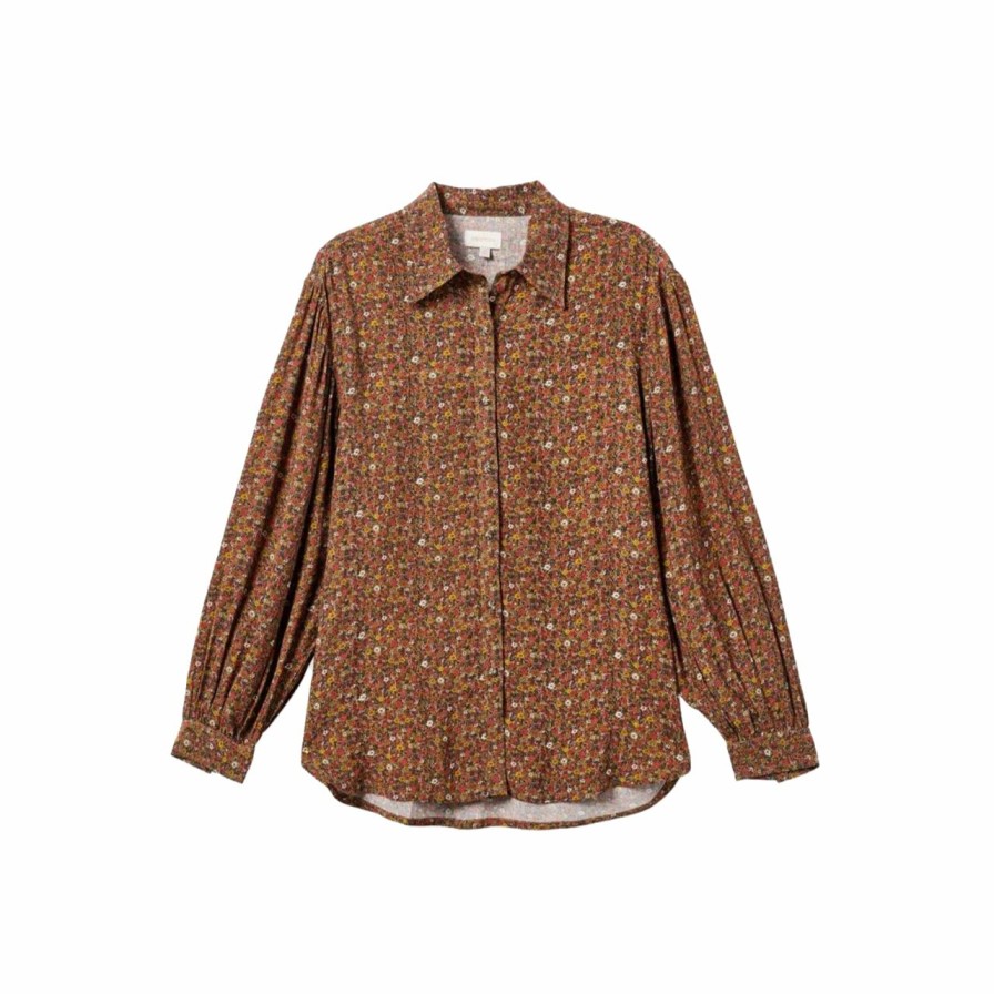 Womens Clothing * | Brixton Flash Sale Somerset L/S Woven Twig