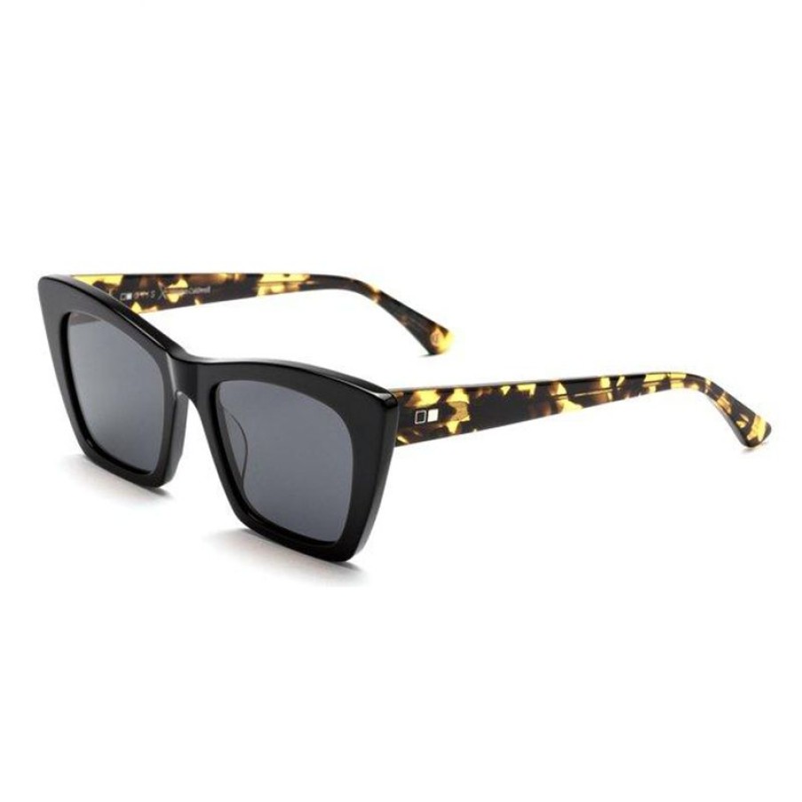 Mens Accessories * | Otis Eyewear Original Womens Vixen Sunglasses ( ) Black Dark Tort/Grey Polar