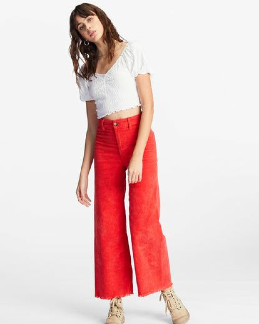 Womens Clothing * | Billabong Special Free Fall Wide-Leg Pants