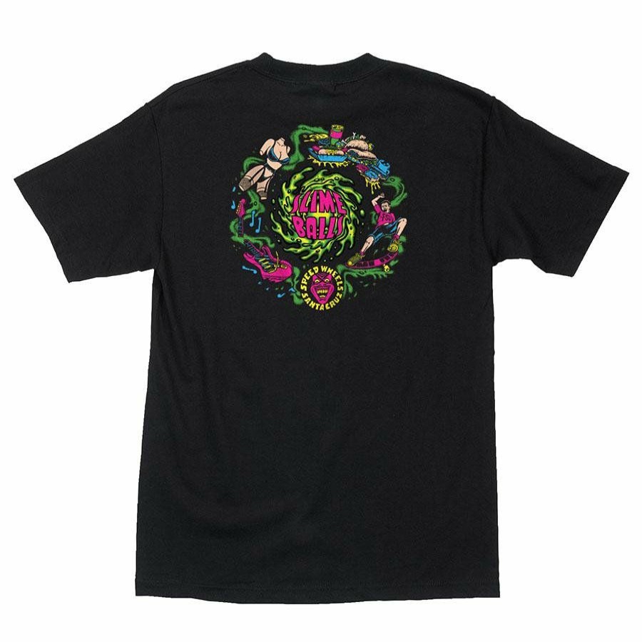 Mens Clothing * | Santa Cruz Good Quality Vomit Fsu 2 S/S Tee Black