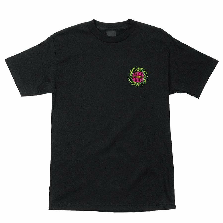 Mens Clothing * | Santa Cruz Good Quality Vomit Fsu 2 S/S Tee Black