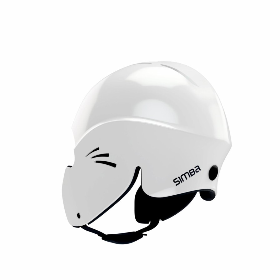 Sport * | Special Sentinel Simba Helmet Pearl White No Side Logo