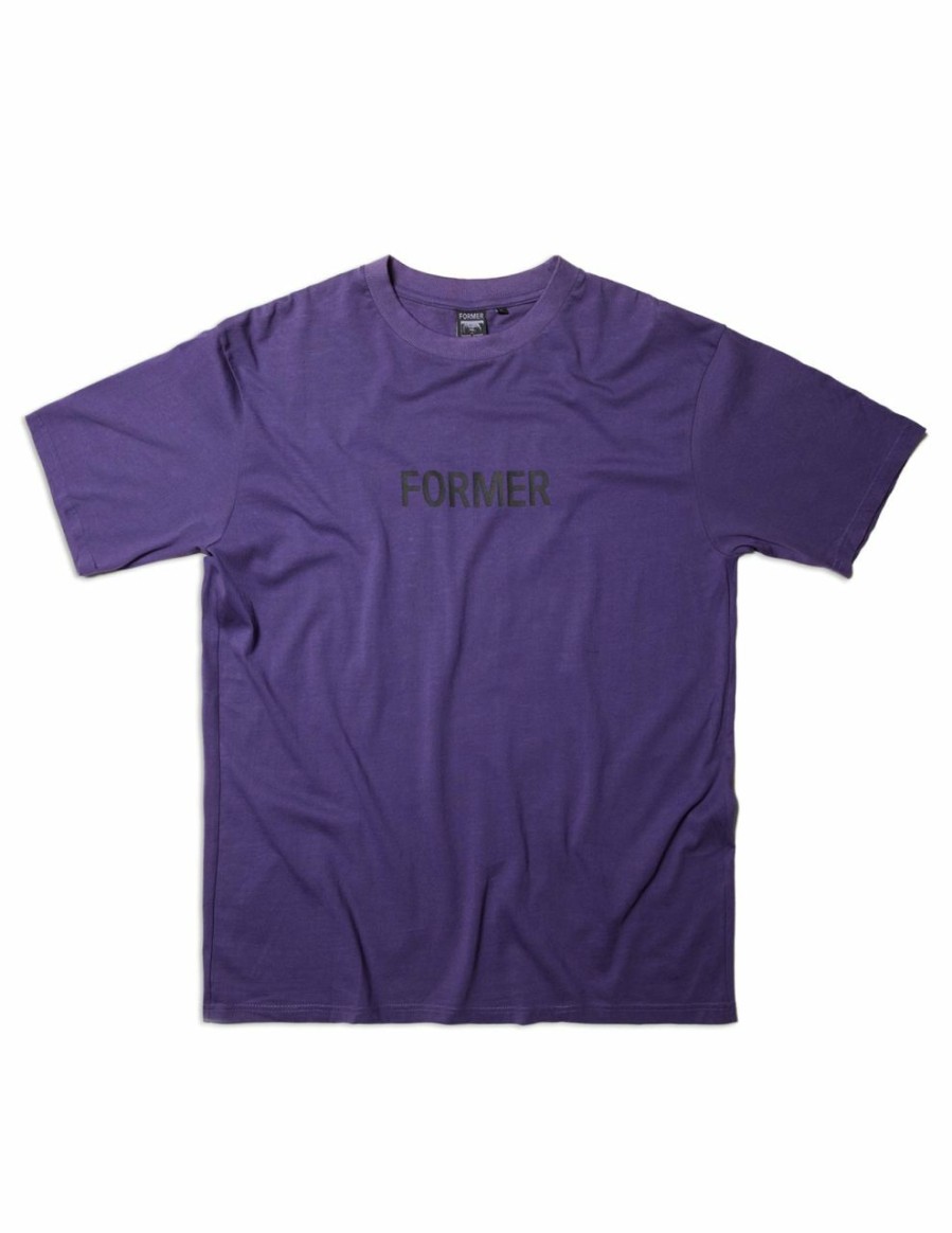 Mens Clothing * | Former Best Price Legacy Ss Tee Washed Violet