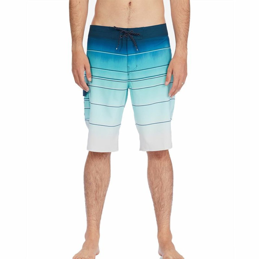 Mens Swim * | Billabong Best Price All Day Stripe Pro Boardshorts 21 Mint