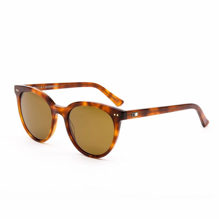 Mens Accessories * | Otis Eyewear Clearance Sale Womens Jazmine X Outerknown Sunglasses ( ) Eco Clay Tort/Brown Polar