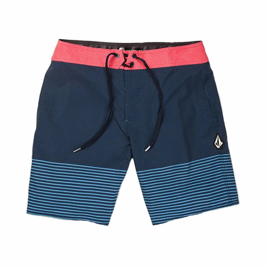 Mens Swim * | Volcom Gift Selection Quarta Static Mod-Tech Trunks