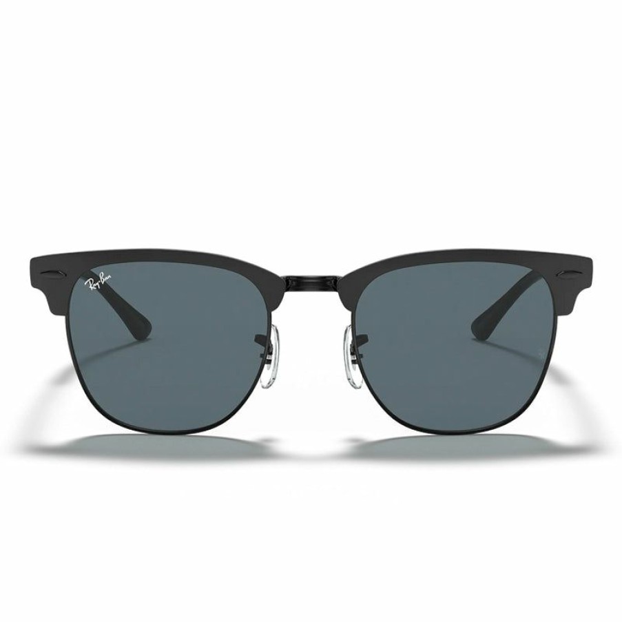 Mens Accessories * | Ray-Ban Flash Sale Rb3716 Clubmaster Metal Sunglasses Black