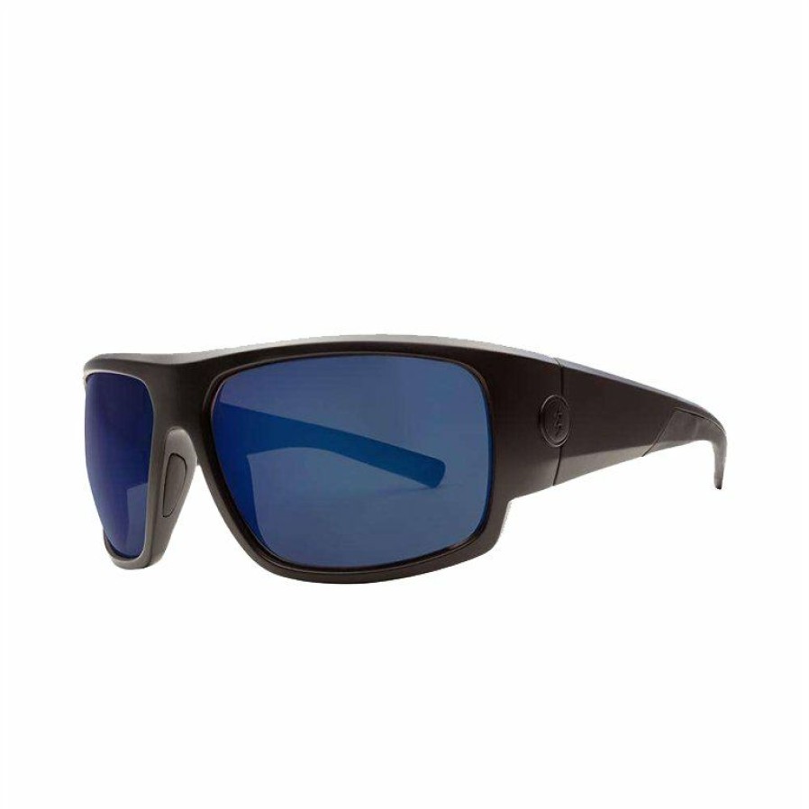 Mens Accessories * | Electric Tendy Style Mahi Sunglasses Matte Black/Blue Polarized Pro