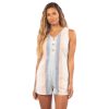 Womens Clothing * | Rip Curl Shop Classic Surf Stripe Romper Light Blue