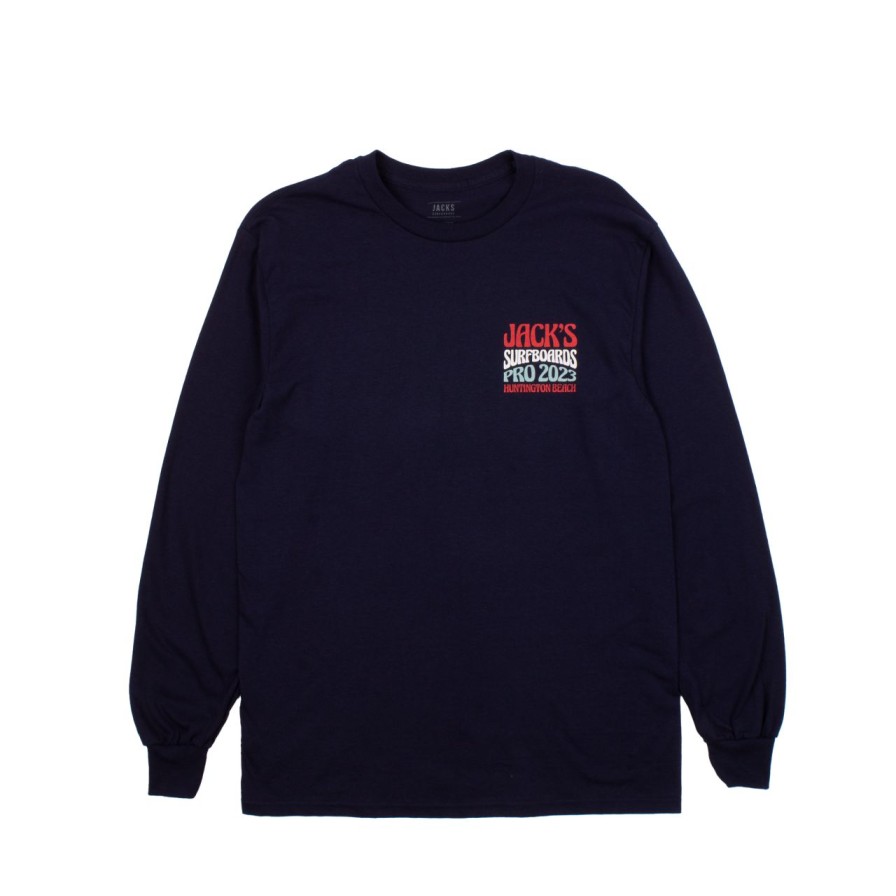 Mens Clothing * | Jack'S Surfboards Flash Sale Southside L/S Tee Navy