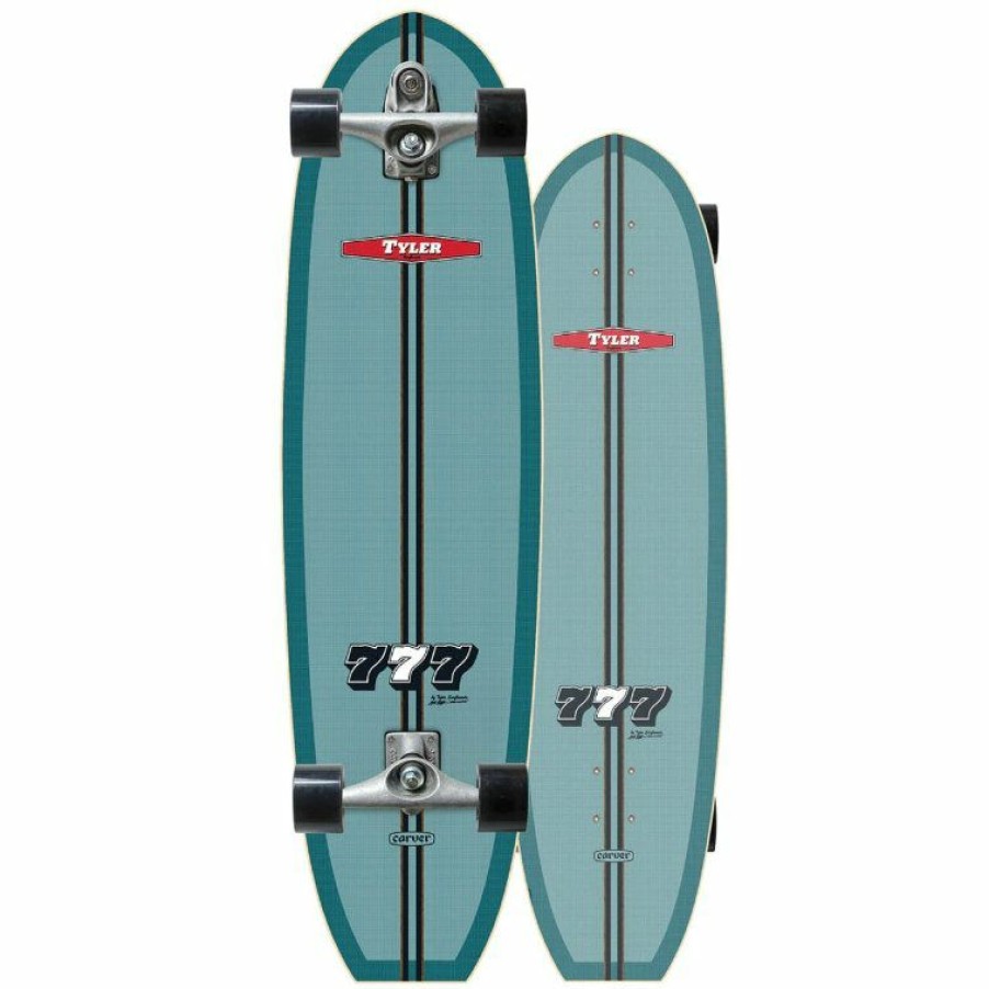 Sport * | Carver Special Offers Raw Tyler 777 36.5 Surfskate Complete 2021