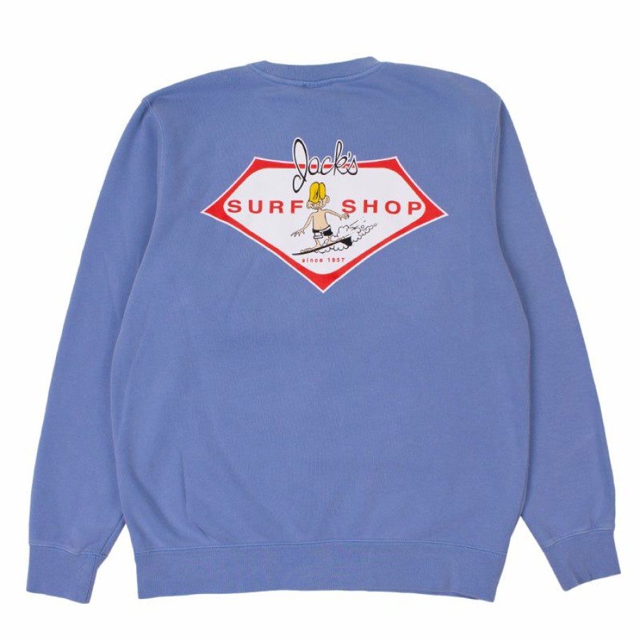 Mens Clothing * | Jack'S Surfboards Special Little Dude Pigment Crewneck Sweatshirt '21