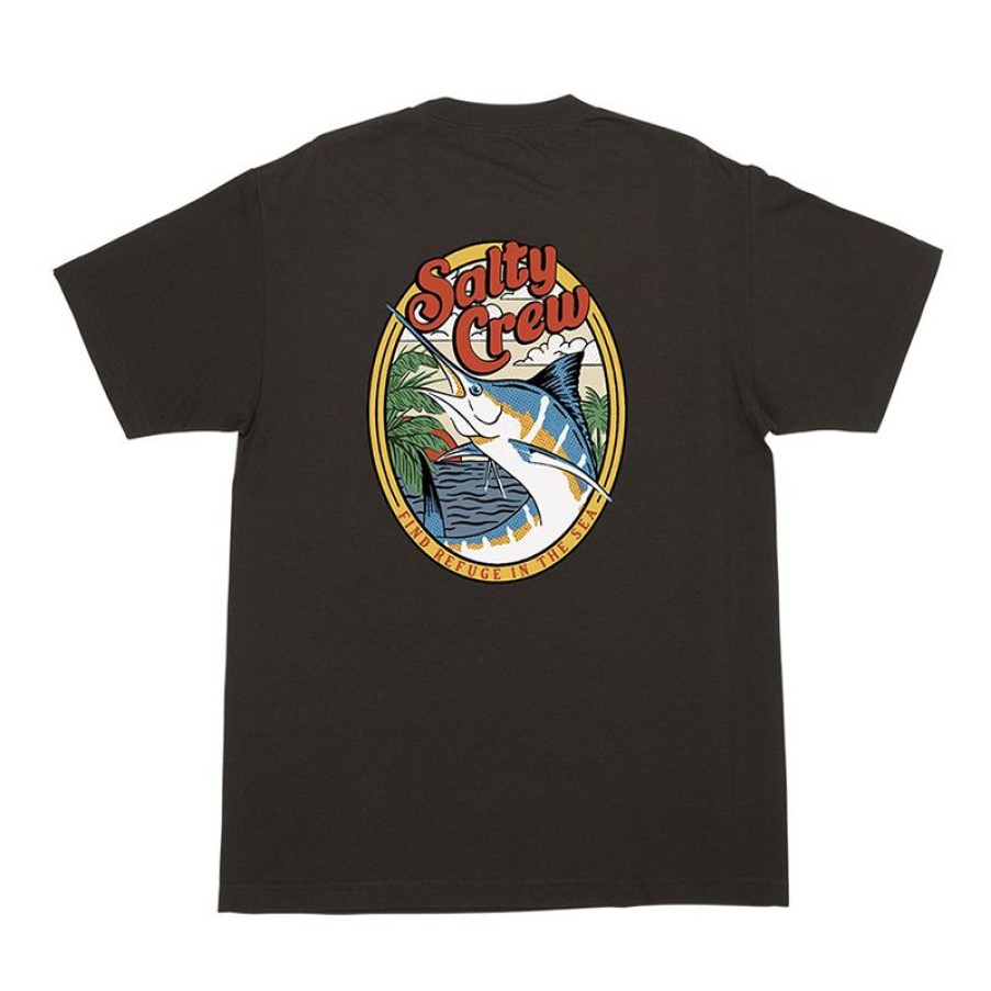 Mens Clothing * | Salty Crew Discount La Playa Standard S/S Tee Black