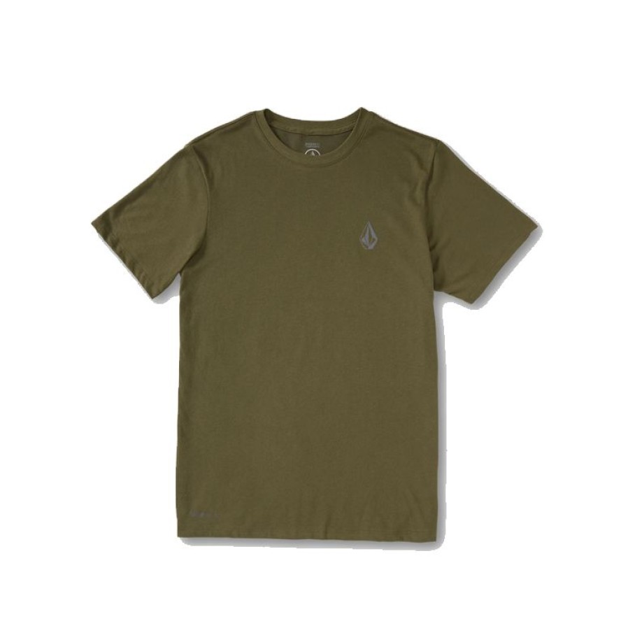 Mens Clothing * | Volcom Special Offers Stone Tech S/S T-Shirt Military