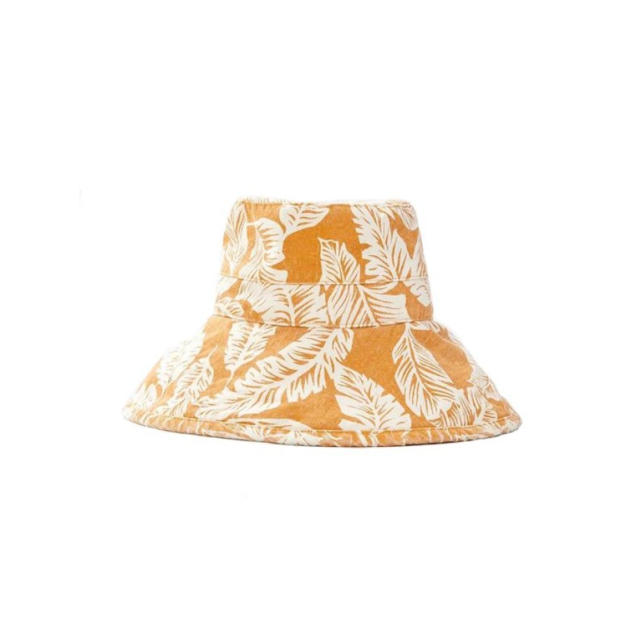 Womens Accessories * | Rip Curl Special Women'S Tres Cool Upf Sun Hat Gold