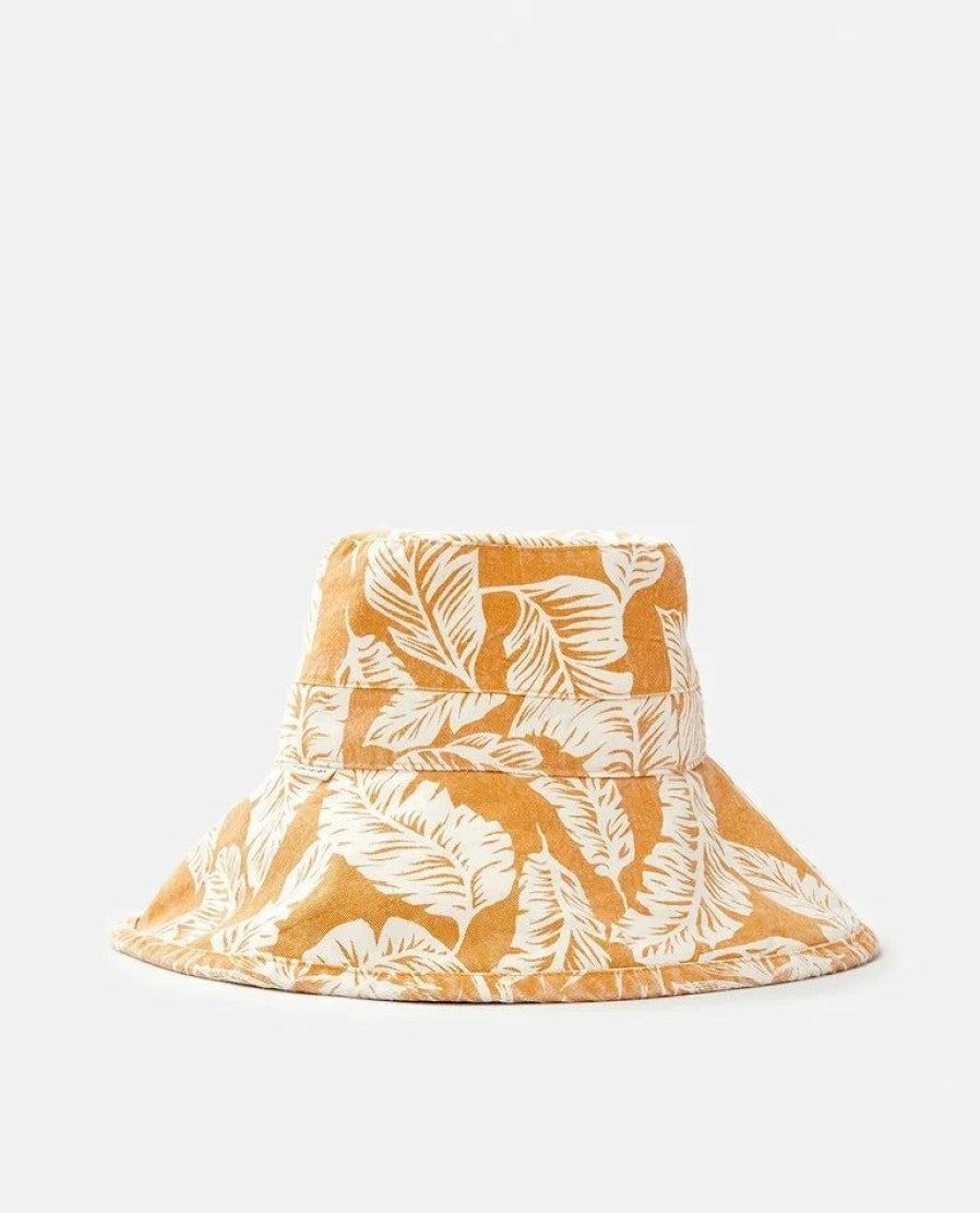 Womens Accessories * | Rip Curl Special Women'S Tres Cool Upf Sun Hat Gold