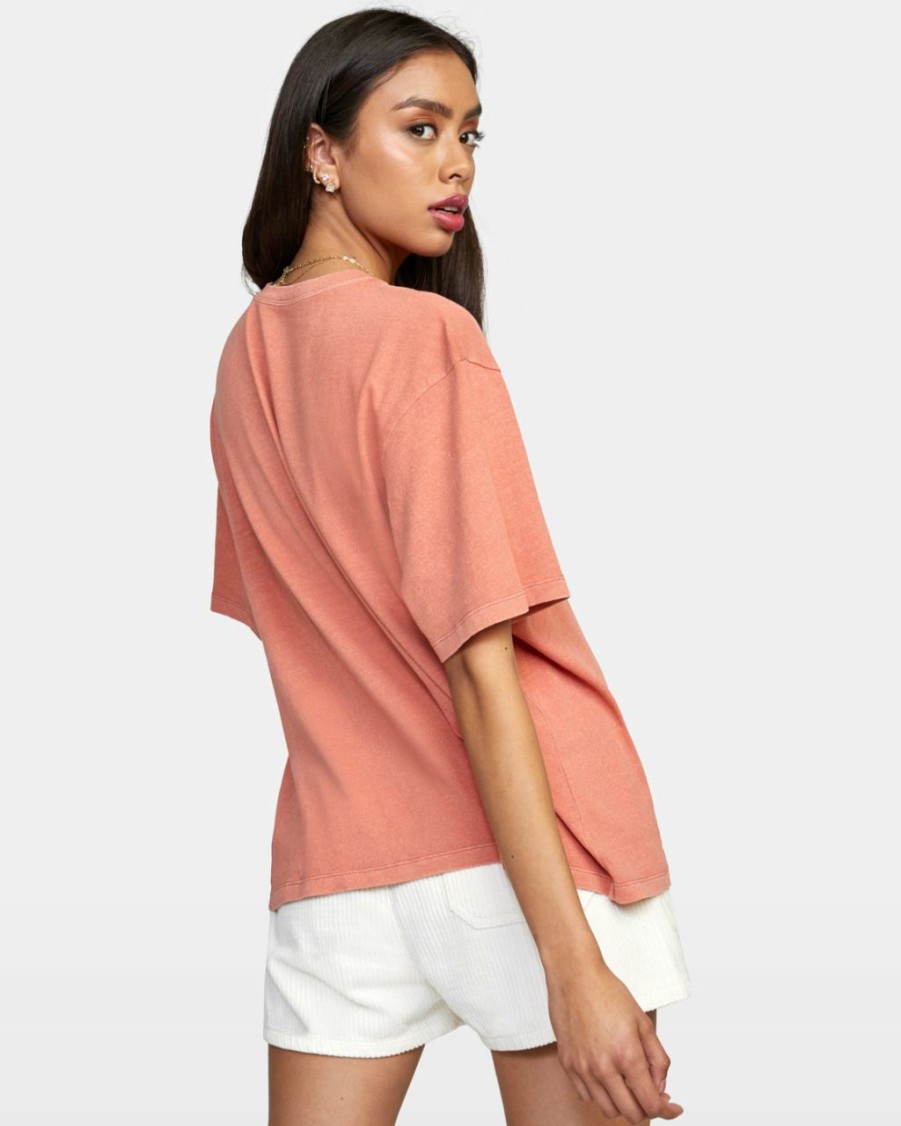 Womens Clothing * | Rvca Lower Prices Ptc Anyday Oversized S/S Tee