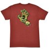 Mens Clothing * | Santa Cruz Good Quality Growth Hand S/S Tee Heather Teja/ Red