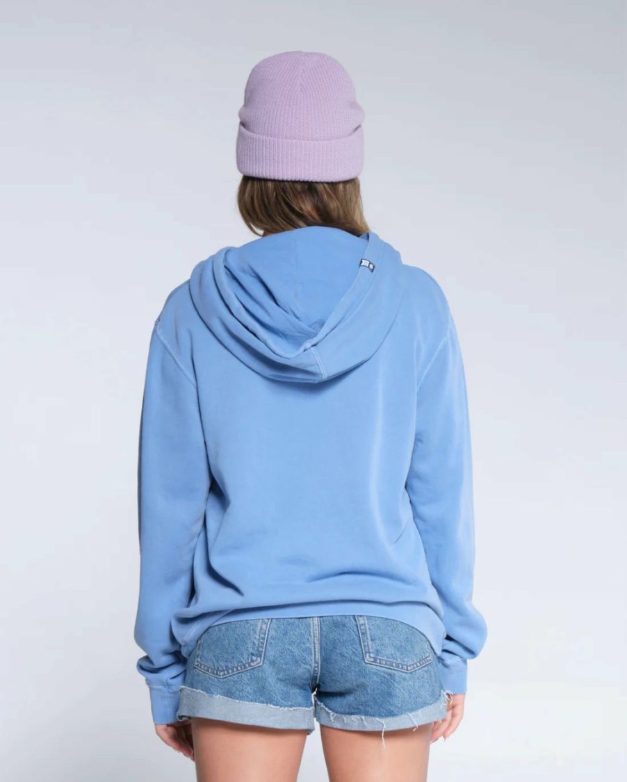 Womens Clothing * | Salty Crew Discounts Shore Break Boyfriend Hoody Marine Blue