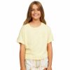 Kids * | Billabong Gift Selection Girl'S Here Comes The Sun S/S Tee Sunbeam Yellow