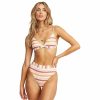 Womens Swim * | Billabong Gift Selection Ray Of Gold Rise Bikini Bottom Multi Pink