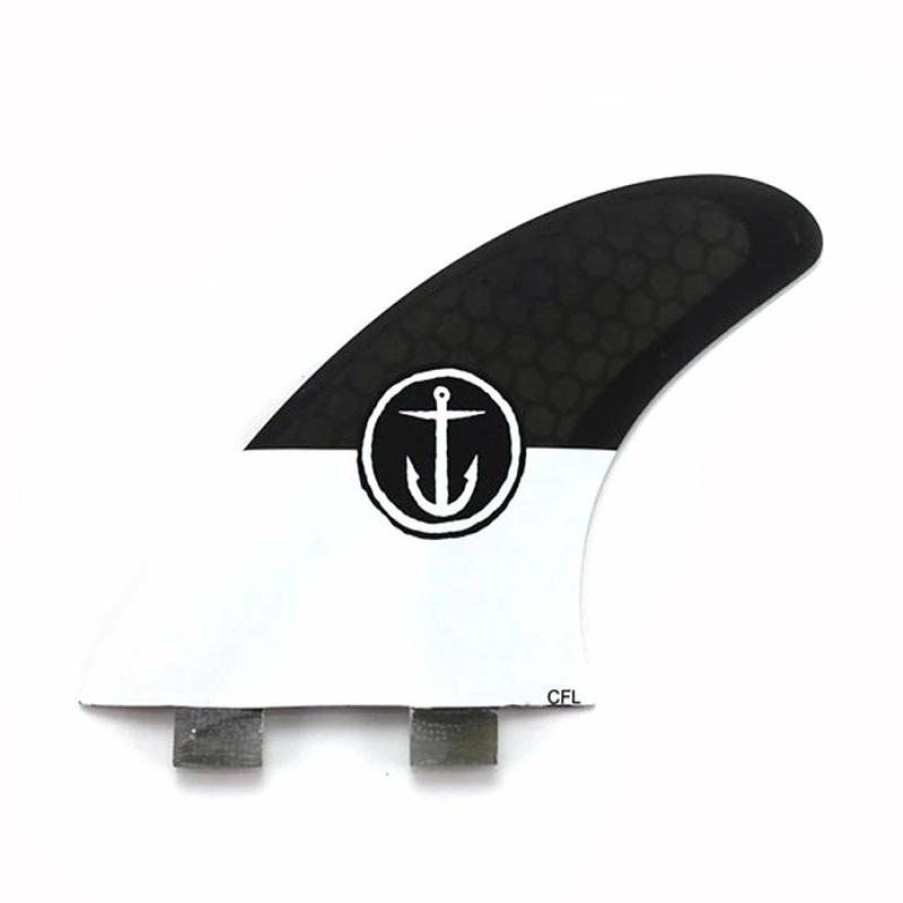 Sport * | Clearance Sale Captain Fin Co Cf 5 Large ( Twin Tab ) Fin Black