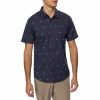 Mens Clothing * | O'Neill Premium Tame Dobby S/S Shirt Navy