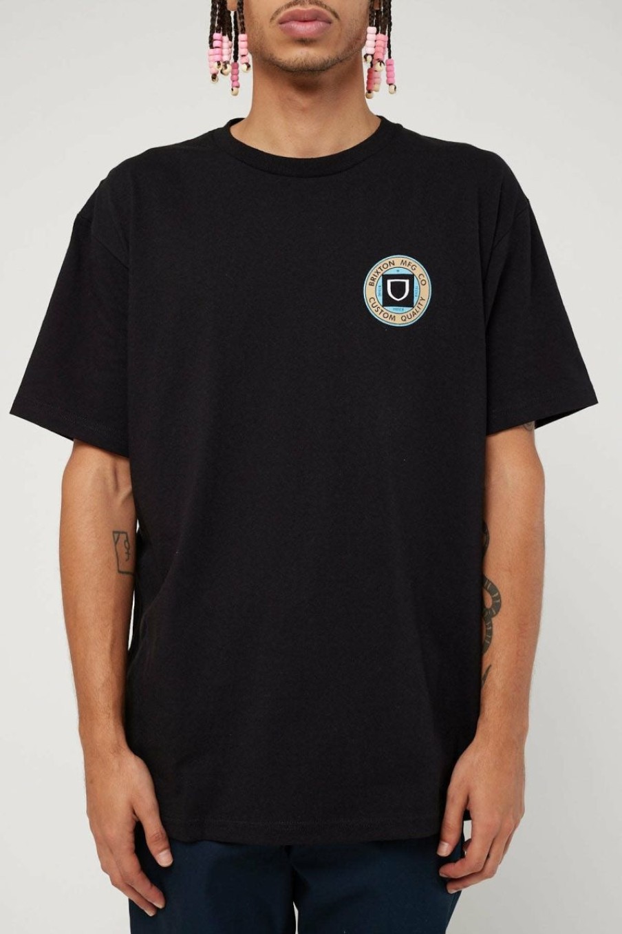 Mens Clothing * | Brixton Good Quality Sledge S/S Standard Tee