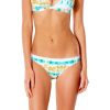 Womens Swim * | Rip Curl Best Price Summer Palm Full Coverage Swim Bottom Light Aqua