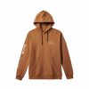 Mens Clothing * | Brixton Shop Coors Protector Ii Hood Caramel