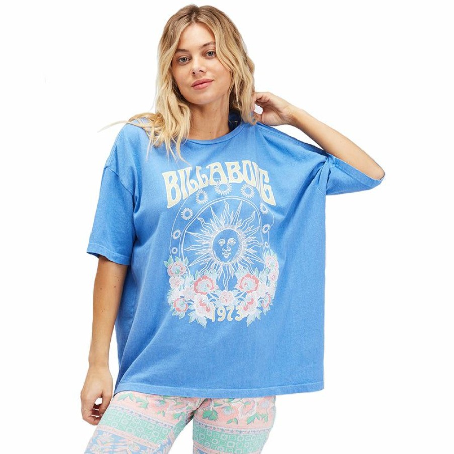 Womens Clothing * | Billabong Top Sellers Setting Sun Boyfriend S/S T-Shirt