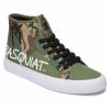 Mens Accessories * | Popular Basquiat X Dc Manual High Top Military Green