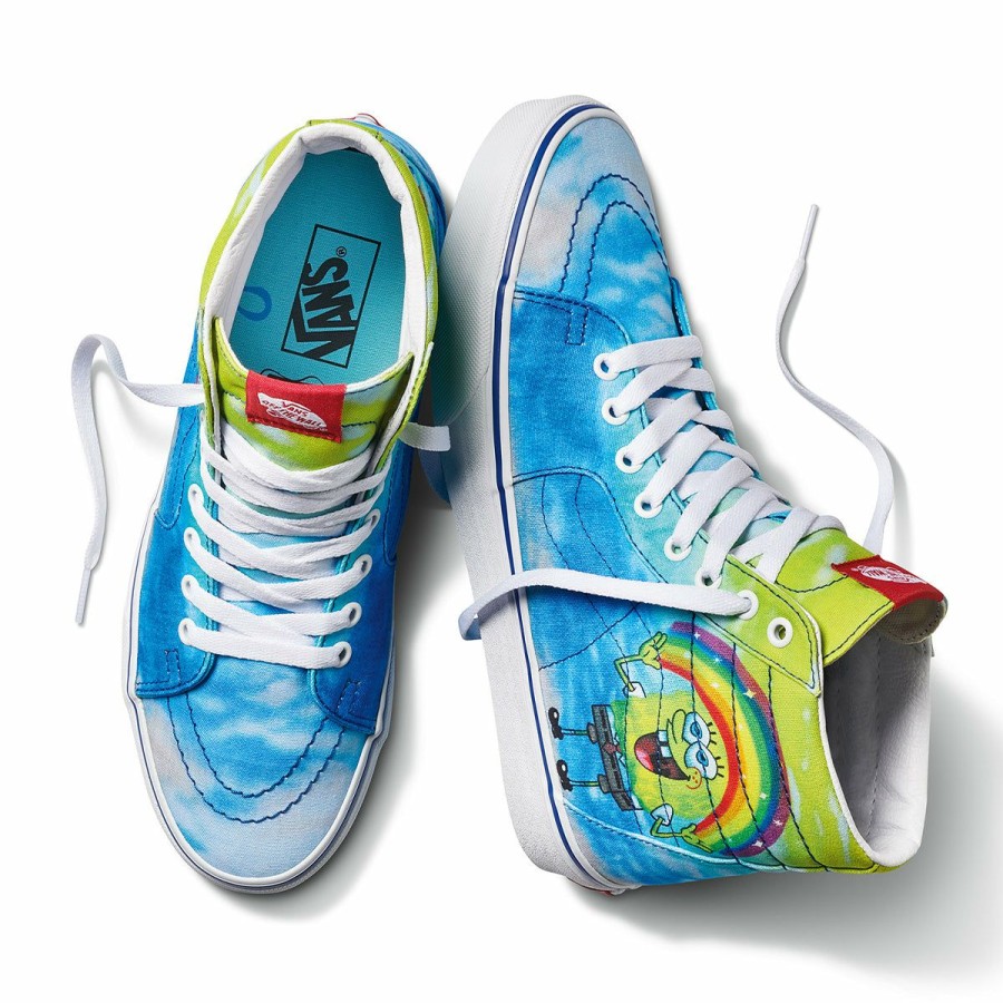 Kids * | Online Store Vans X Spongebob Sk8-Hi Imaginaaation - Blue