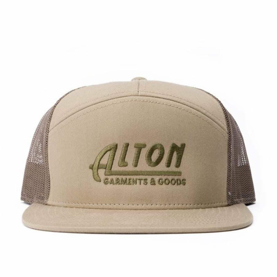 Mens Accessories * | Alton Gift Selection Assembly Trucker Hat Light Green