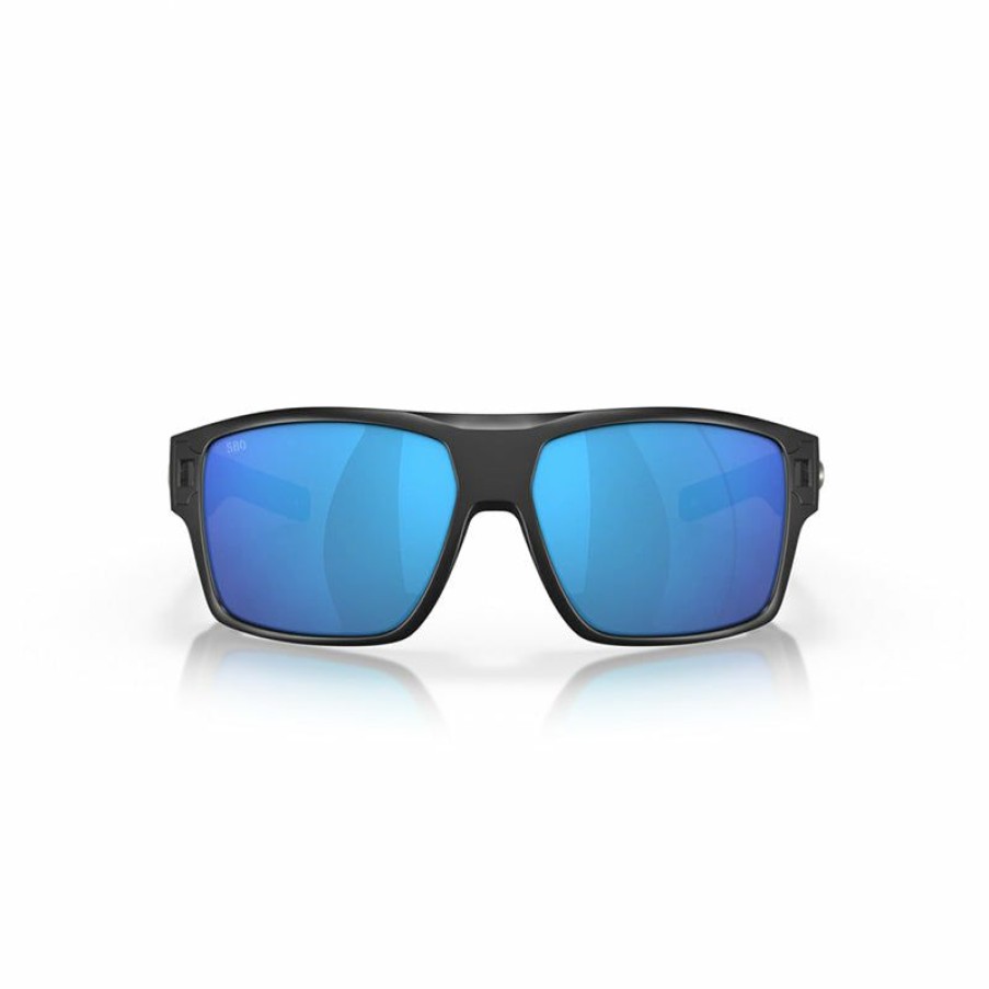 Mens Accessories * | Costa Lower Prices Diego Sunglasses ( /Blue Mirror Polarized) Matte Black