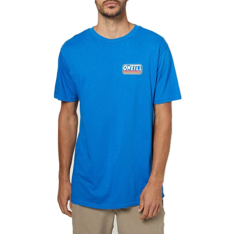 Mens Clothing * | O'Neill Discounts Ride On S/S Tee Blue