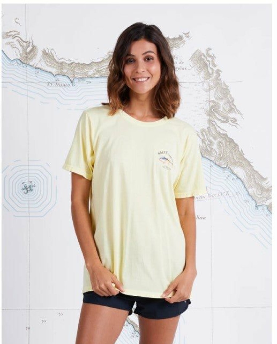 Womens Clothing * | Salty Crew Discounts Ahi Mount Boyfriend S/S Tee