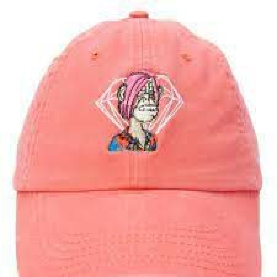 Mens Accessories * | Diamond Supply Co. Original 3 Some Ape Hat Pink