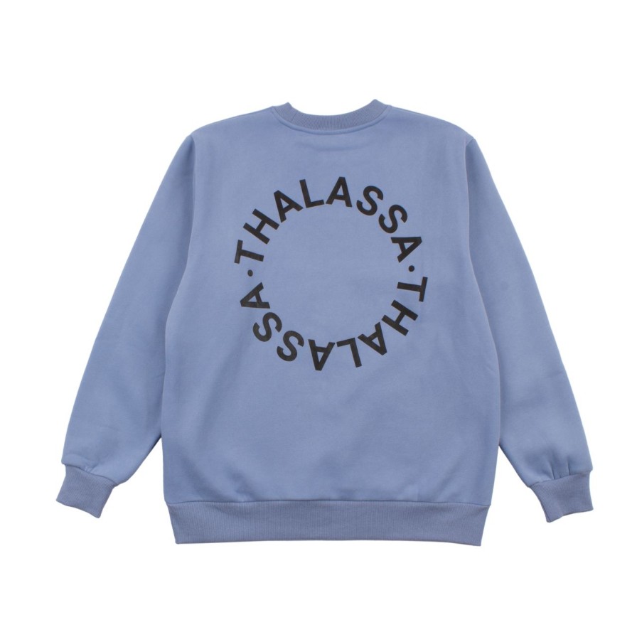 Womens Clothing * | Thalassa Top Sellers Time Wrapper Crewneck Sweatshirt