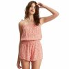 Womens Clothing * | Billabong Discounts Yours Truly Romper Rose Clay Red