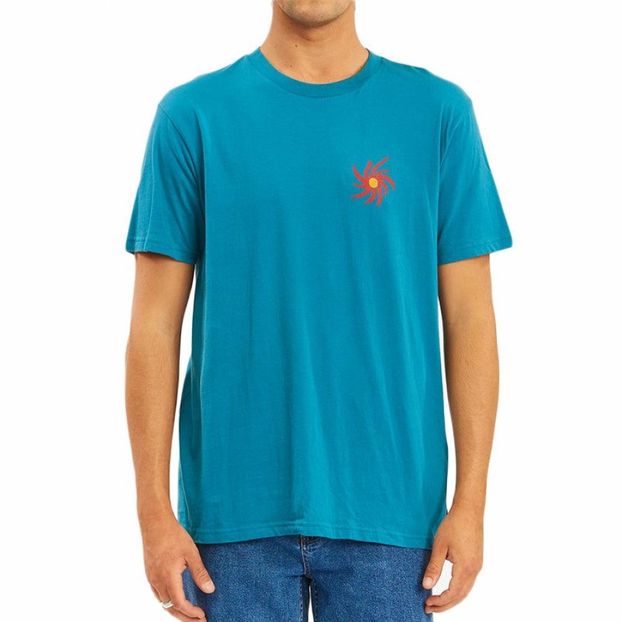 Mens Clothing * | Billabong Shop Men'S Daylight S/S T-Shirt Emerald - Teal