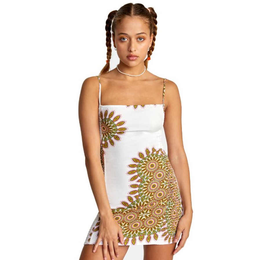 Womens Clothing * | Rvca Popular Serotonin Mini Dress Cloud